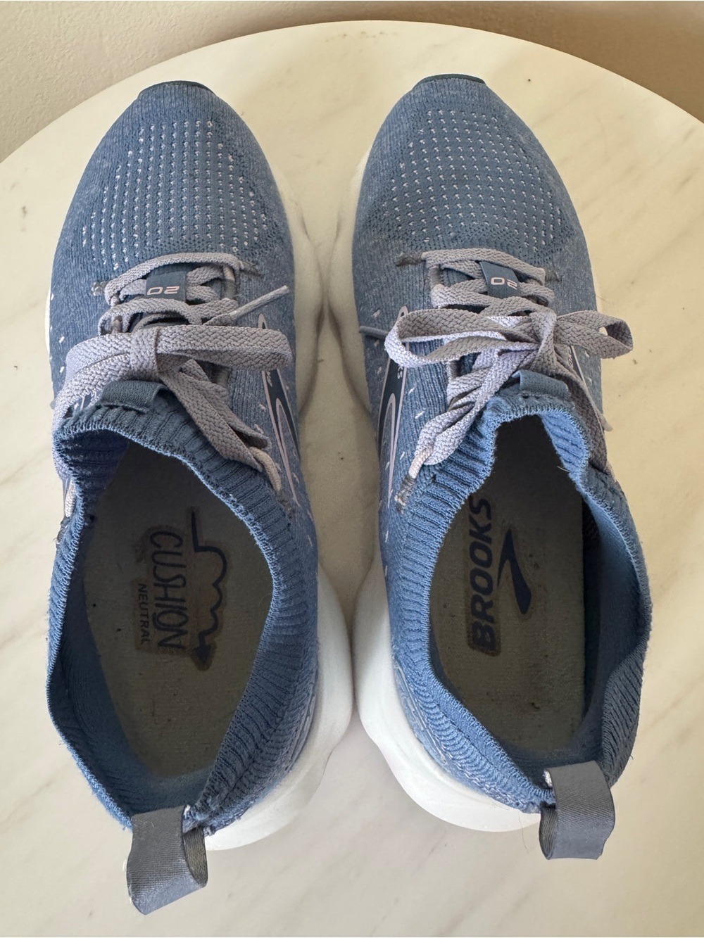 Brooks Glycerin StealthFit 20 Running Shoes Blue Lilac, Women's Size 7.5 - Picture 10 of 10